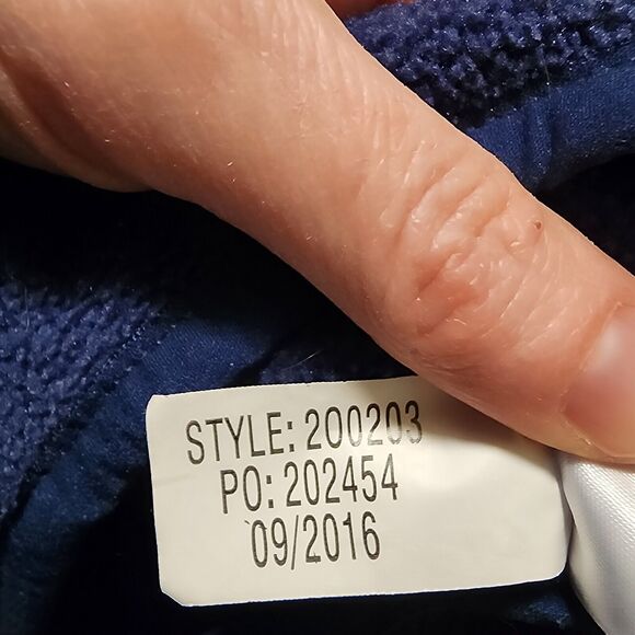 Vineyard Vines Sweatshirt Fleece Mens XS Blue Marthas Fleece Quater Zip Pullover - Picture 11 of 12